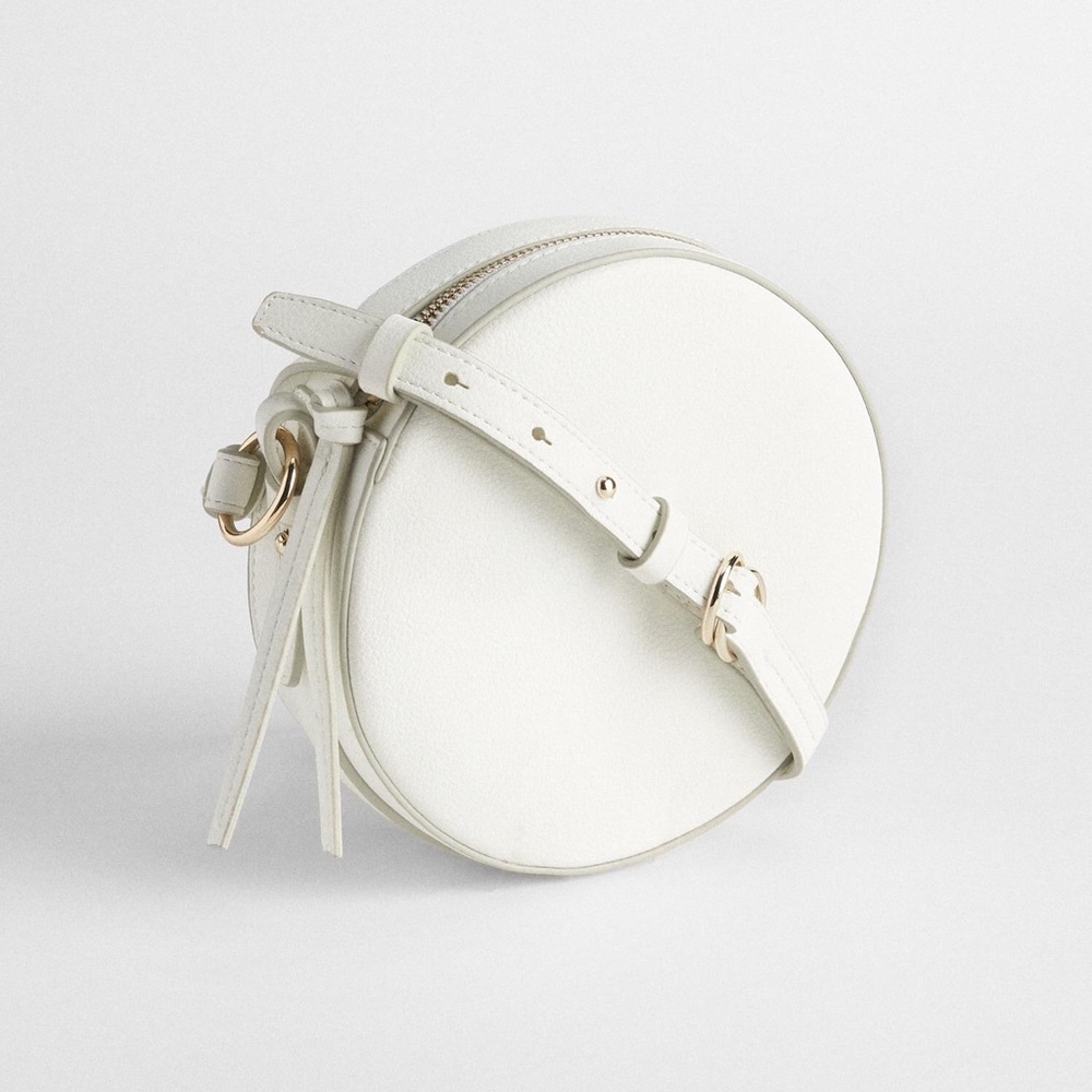 NWT GAP Crossbody Circle Bag White